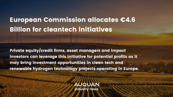 EU commits $4.6 in clean tech