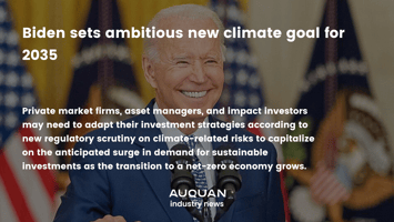 Biden sets new climate goal