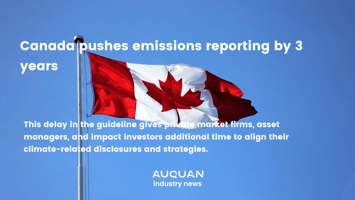 Canada pushes emission reporting