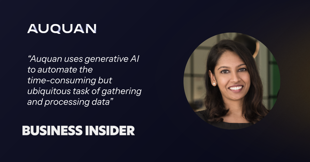 Business Insider Features Auquan's AI Agent Innovation in Financial Services