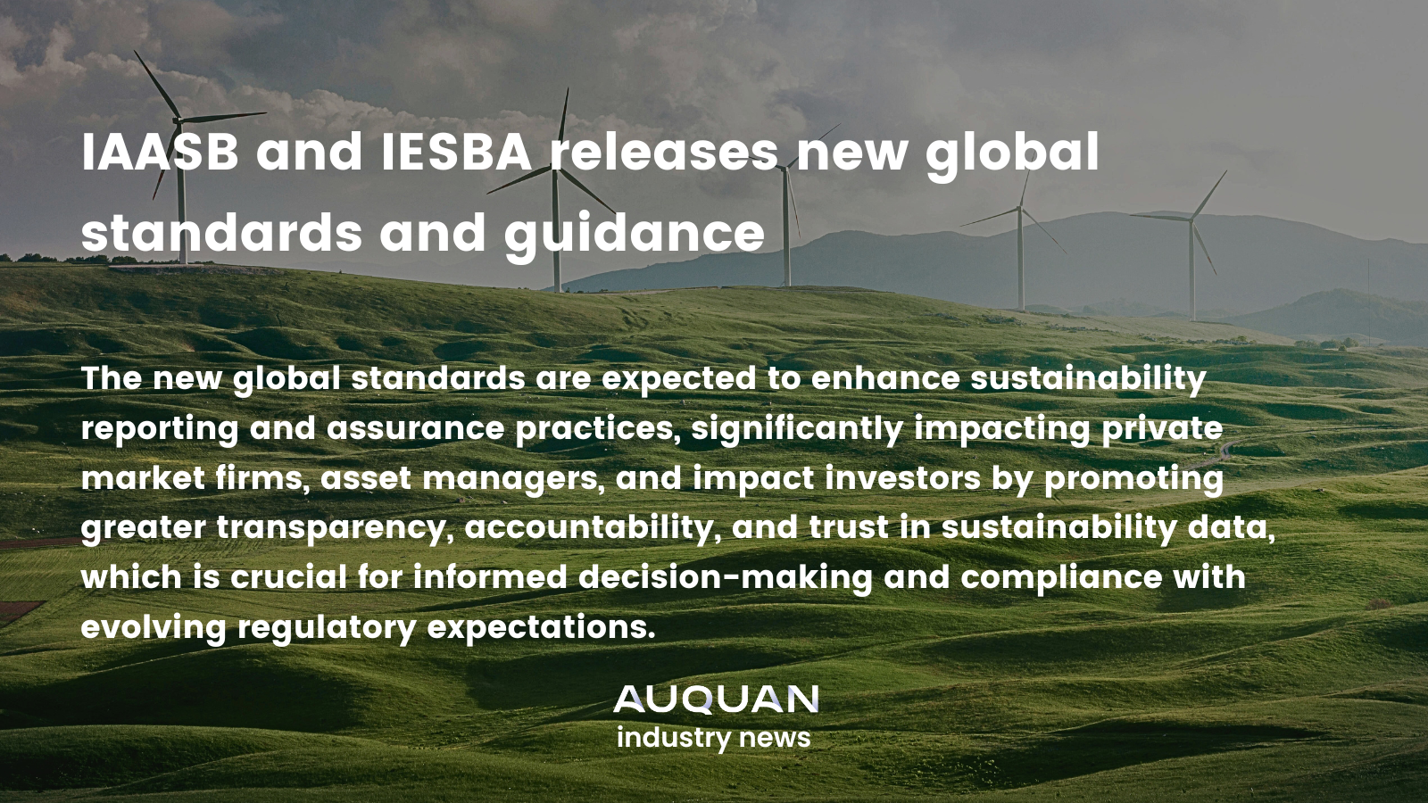 IAASB and IESBA releases new global standards and guidance