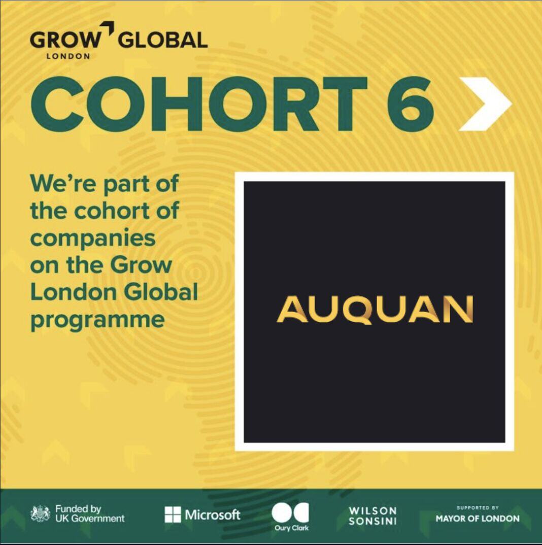 Auquan selected for the Grow London global initiative